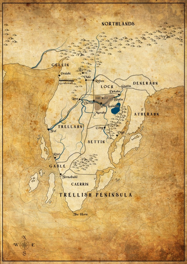 Map of the Trellish Peninsula